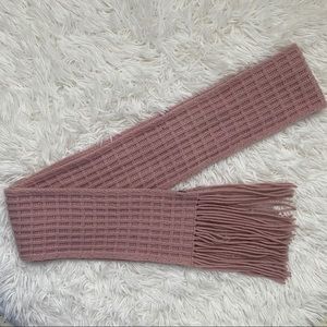 Ann Taylor 100% Cashmere Light Pink Scarf